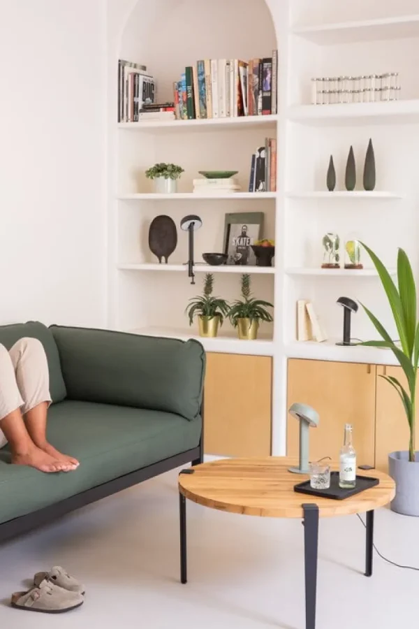 Warm Nordic Tischlampen-TIPTOE Nod Tischleuchte, Eukalyptusgrau