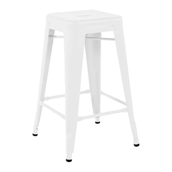 Artek Sitzgelegenheiten-Tolix Barhocker H65, mattweiß