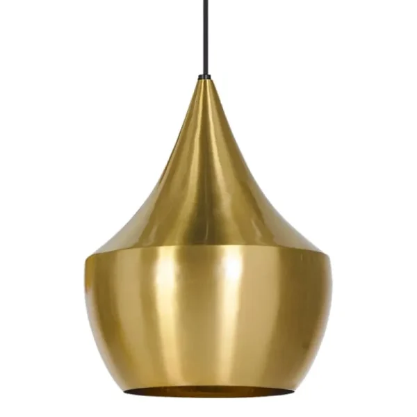 Warm Nordic Deckenleuchten-Tom Dixon Beat Fat LED Pendelleuchte, Messing gebürstet