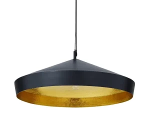 GUBI Deckenleuchten-Tom Dixon Beat Flat LED Pendelleuchte, Schwarz