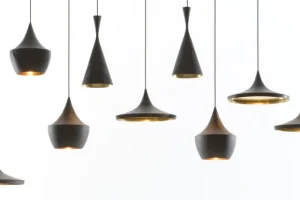GUBI Deckenleuchten-Tom Dixon Beat Flat LED Pendelleuchte, Schwarz