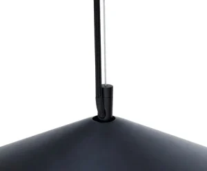 GUBI Deckenleuchten-Tom Dixon Beat Flat LED Pendelleuchte, Schwarz