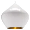 Luceplan Deckenleuchten-Tom Dixon Beat Stout LED-Pendelleuchte, Weiß