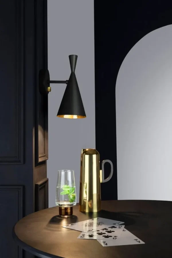 Foscarini Wandleuchten-Tom Dixon Beat Wandleuchte, Schwarz