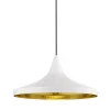 Luceplan Deckenleuchten-Tom Dixon Beat Wide LED-Pendelleuchte, Weiß