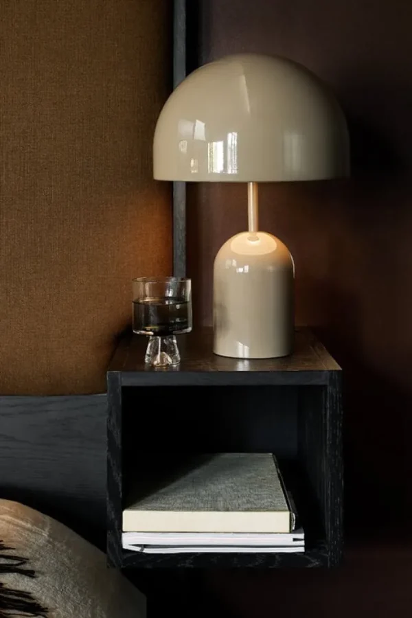 Tom Dixon Tischlampen-Bell LED-Tischleuchte, taupe