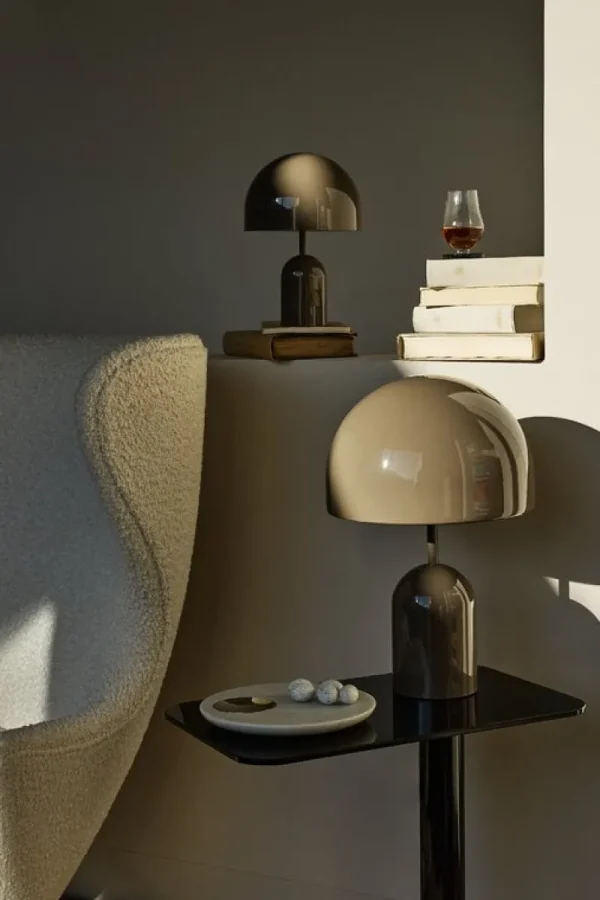 Tom Dixon Tischlampen-Bell LED-Tischleuchte, taupe