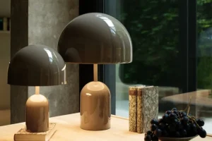 Tom Dixon Tischlampen-Bell LED-Tischleuchte, taupe