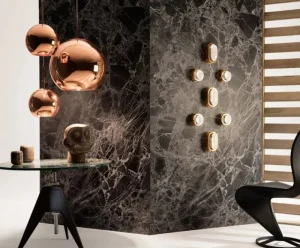 Pilke Lights Deckenleuchten-Tom Dixon Copper LED-Pendelleuchte, rund, 45 cm