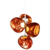 Bomma Deckenleuchten-Tom Dixon Melt Chandelier Mini Pendelleuchte, LED, Kupfer