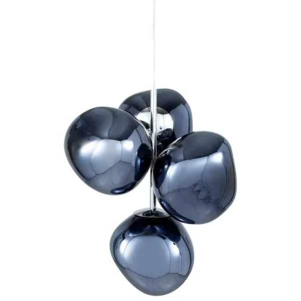 Tom Dixon Deckenleuchten-Melt Chandelier Mini Pendelleuchte, LED, Rauch