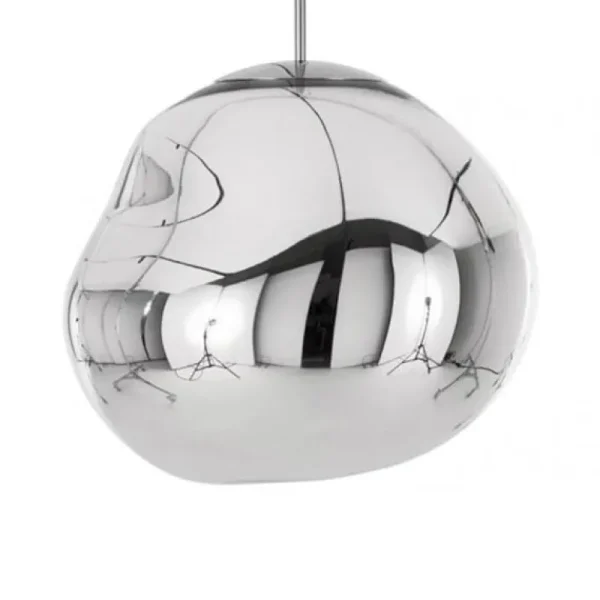Pilke Lights Deckenleuchten-Tom Dixon Melt LED Pendelleuchte, Chrom