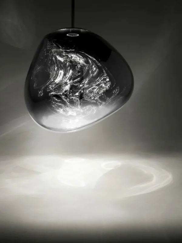 Pilke Lights Deckenleuchten-Tom Dixon Melt LED Pendelleuchte, Chrom