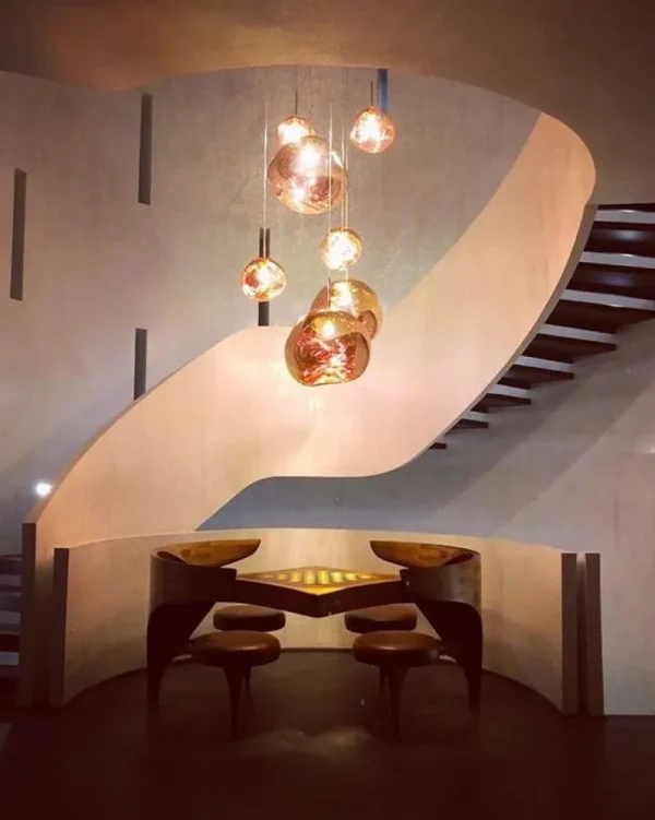Tom Dixon Deckenleuchten-Melt LED-Pendelleuchte, Kupfer