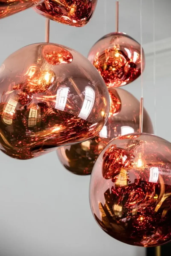 Tom Dixon Deckenleuchten-Melt LED-Pendelleuchte, Kupfer