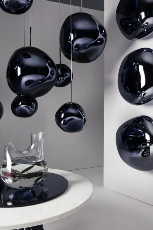 Tom Dixon Deckenleuchten-Melt LED-Pendelleuchte, Rauchgrau