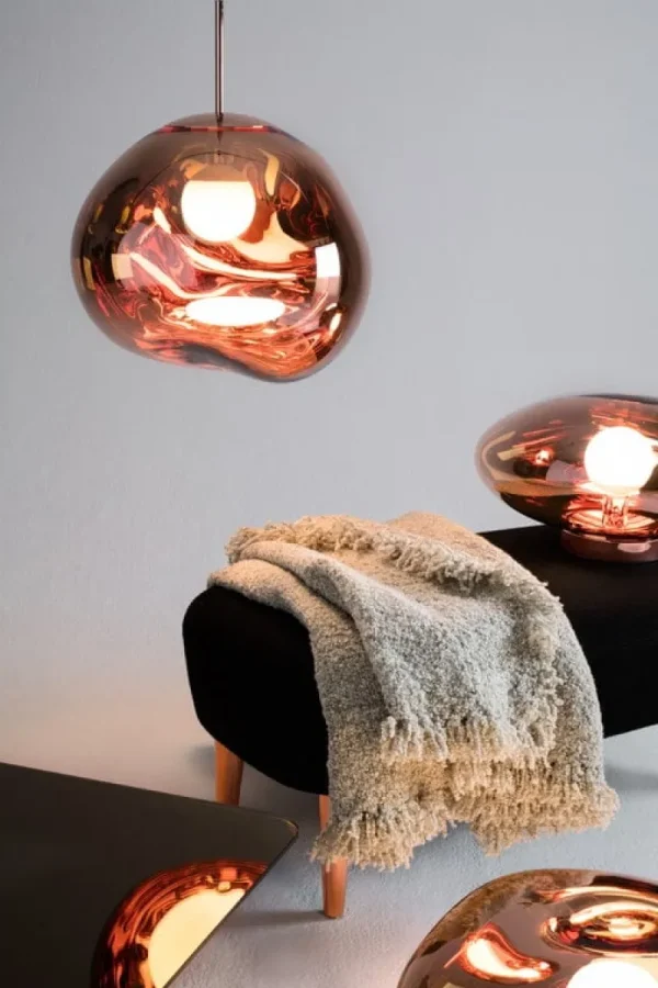 Tom Dixon Deckenleuchten-Melt LED-Pendelleuchte, Kupfer