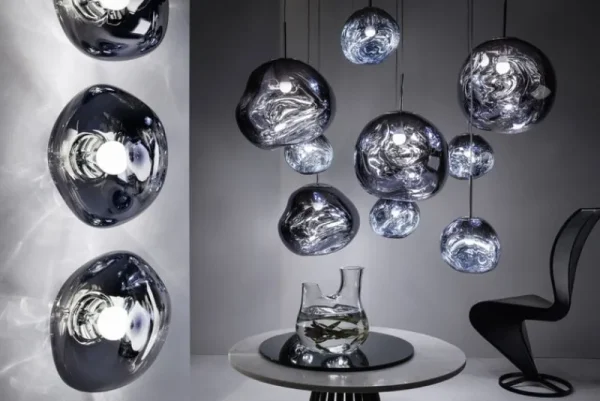 Tom Dixon Deckenleuchten-Melt LED-Pendelleuchte, Rauchgrau