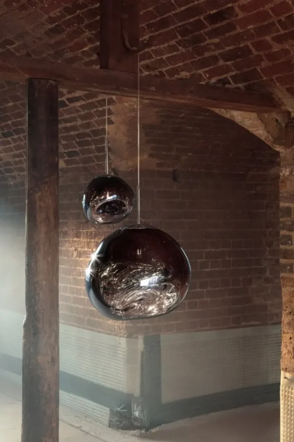 Tom Dixon Deckenleuchten-Melt LED-Pendelleuchte, Rauchgrau