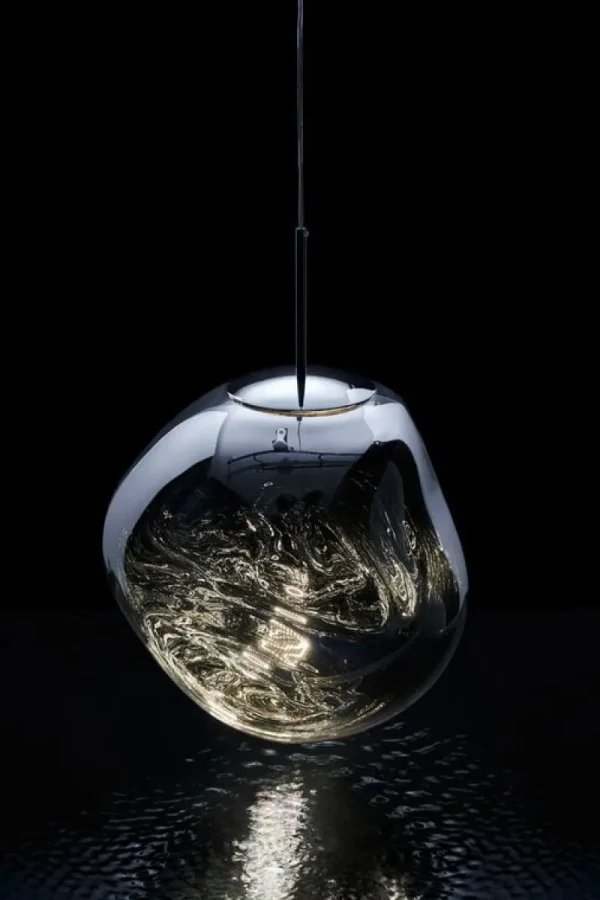 Tom Dixon Deckenleuchten-Melt Mini LED Pendelleuchte, Chrom
