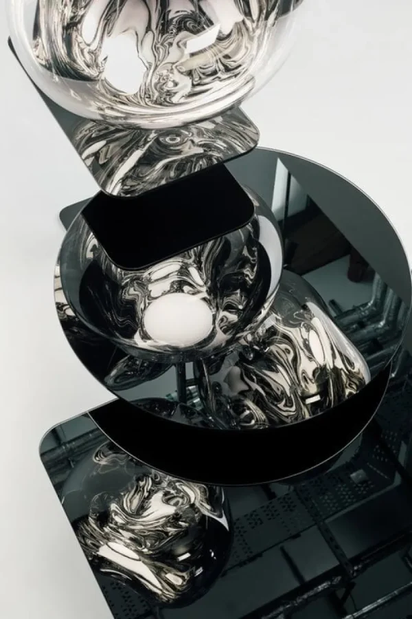 Tom Dixon Deckenleuchten-Melt Mini LED Pendelleuchte, Chrom