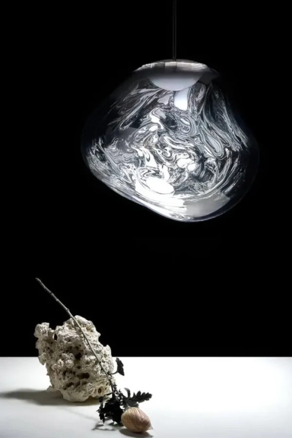 Tom Dixon Deckenleuchten-Melt Mini LED Pendelleuchte, Chrom