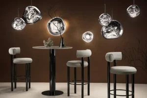 Tom Dixon Deckenleuchten-Melt Mini LED Pendelleuchte, Chrom