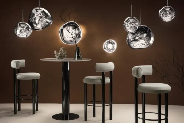 Tom Dixon Deckenleuchten-Melt Mini LED Pendelleuchte, Chrom