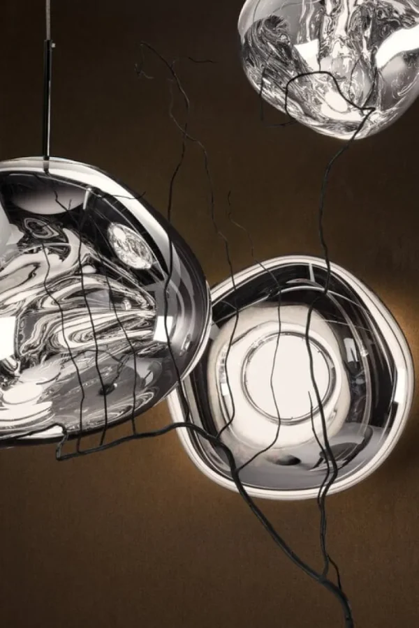 Tom Dixon Deckenleuchten-Melt Mini LED Pendelleuchte, Chrom
