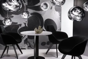 Tom Dixon Deckenleuchten-Melt Mini LED Pendelleuchte, Chrom