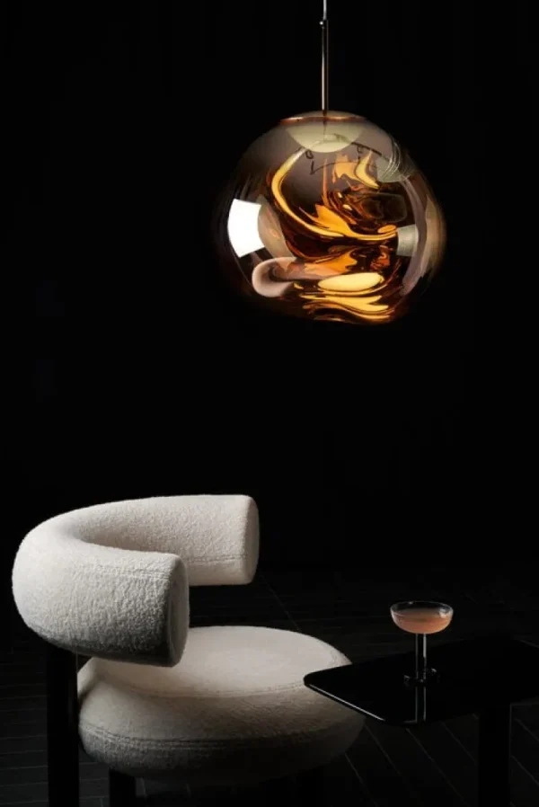 Tom Dixon Deckenleuchten-Melt Mini LED-Pendelleuchte, Gold