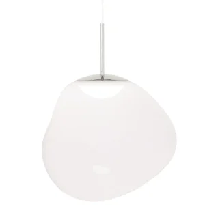 Nemo Lighting Deckenleuchten-Tom Dixon Melt Pendelleuchte, LED, Opal - Silber