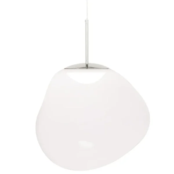 Nemo Lighting Deckenleuchten-Tom Dixon Melt Pendelleuchte, LED, Opal - Silber