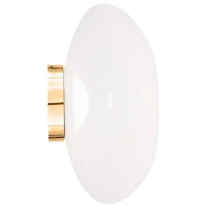 Nemo Lighting Wandleuchten-Tom Dixon Melt Surface LED Wandleuchte, Opal - Gold