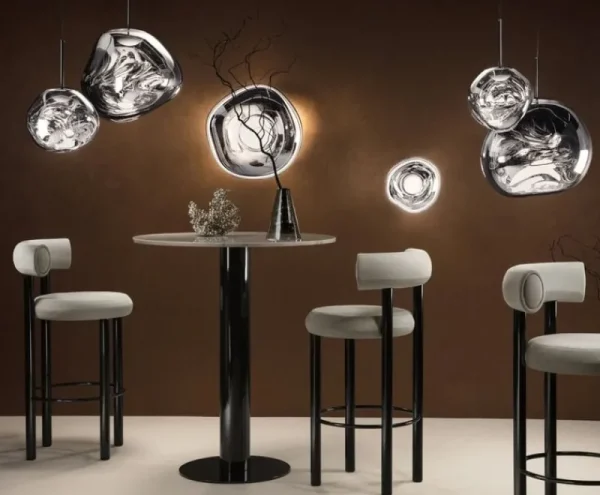 Pholc Wandleuchten-Tom Dixon Melt Surface LED-Wandleuchte, Rauch
