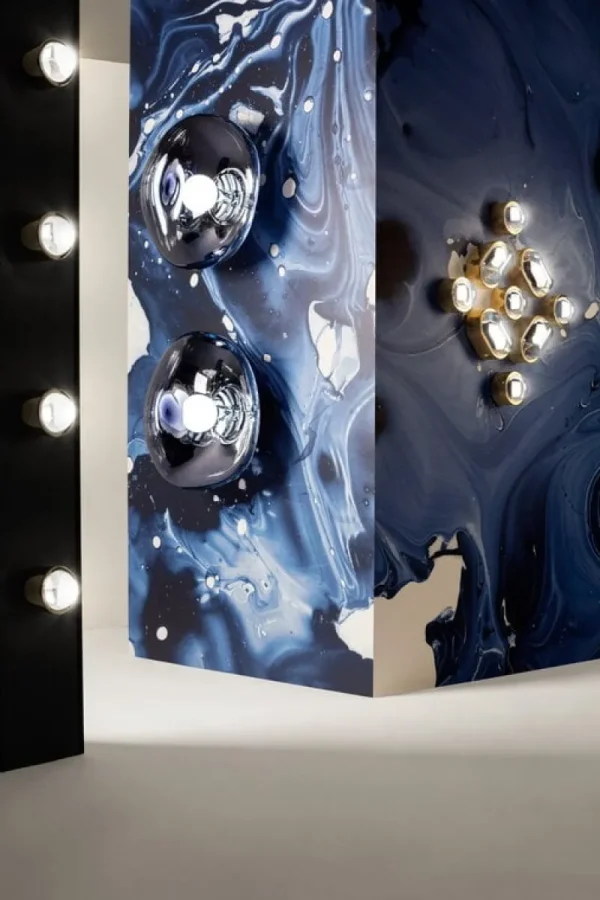 Pholc Wandleuchten-Tom Dixon Melt Surface LED-Wandleuchte, Rauch