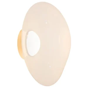 Nemo Lighting Wandleuchten-Tom Dixon Melt Surface LED Wandleuchte, Opal - Gold