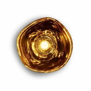 Frama Wandleuchten-Tom Dixon Melt Surface LED-Wandleuchte, Gold