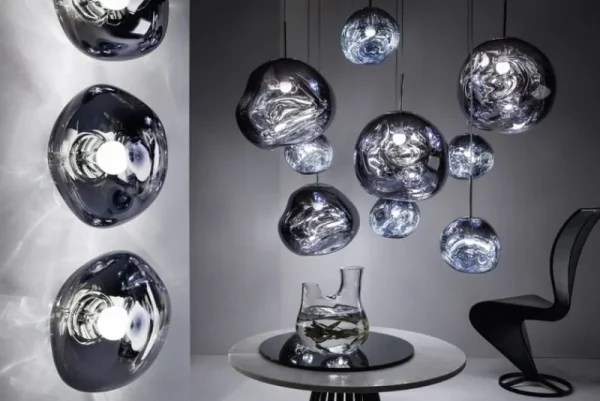 Pholc Wandleuchten-Tom Dixon Melt Surface LED-Wandleuchte, Rauch