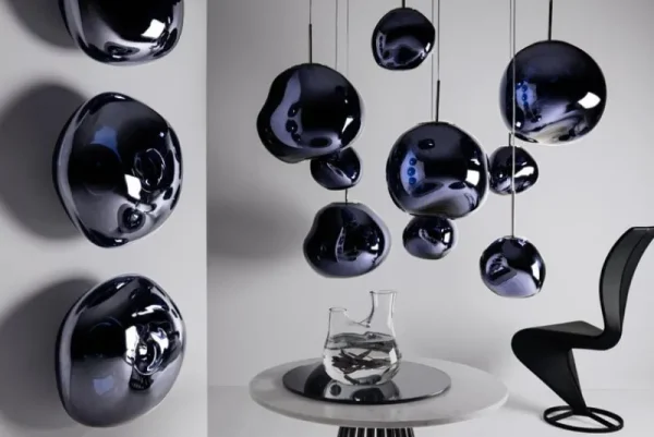 Pholc Wandleuchten-Tom Dixon Melt Surface LED-Wandleuchte, Rauch