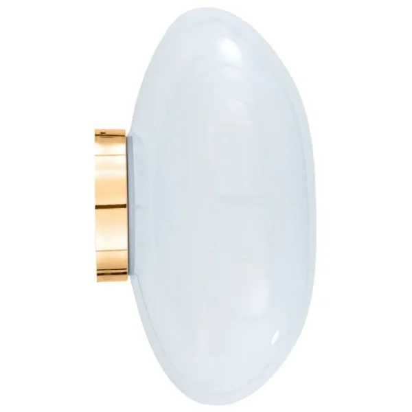 Nemo Lighting Wandleuchten-Tom Dixon Melt Surface LED Wandleuchte, Opal - Gold