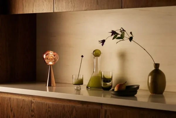 Tom Dixon Außenbeleuchtung | Tischlampen^Melt tragbare LED-Tischleuchte, Kupfer