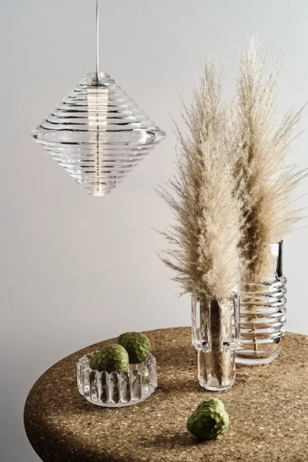 Tom Dixon Deckenleuchten-Press Cone LED Pendelleuchte, 2700 K, klar