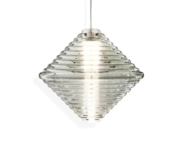 Tom Dixon Deckenleuchten-Press Cone LED Pendelleuchte, 2700 K, klar