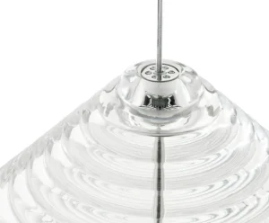 Tom Dixon Deckenleuchten-Press Cone LED Pendelleuchte, 2700 K, klar