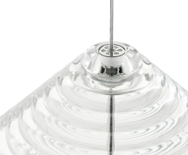 Tom Dixon Deckenleuchten-Press Cone LED Pendelleuchte, 2700 K, klar