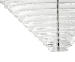 Tom Dixon Deckenleuchten-Press Cone LED Pendelleuchte, 2700 K, klar