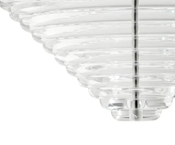 Tom Dixon Deckenleuchten-Press Cone LED Pendelleuchte, 2700 K, klar