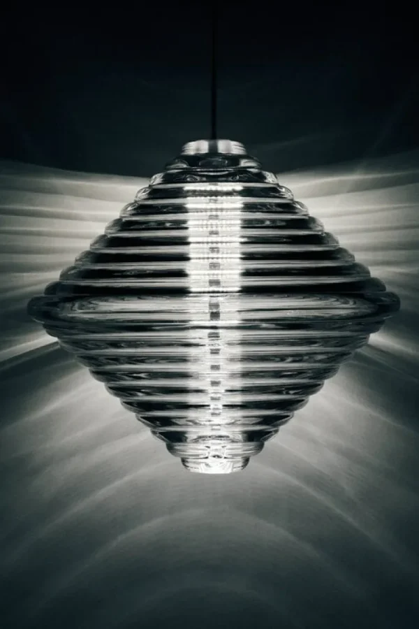 Tom Dixon Deckenleuchten-Press Cone LED Pendelleuchte, 2700 K, klar