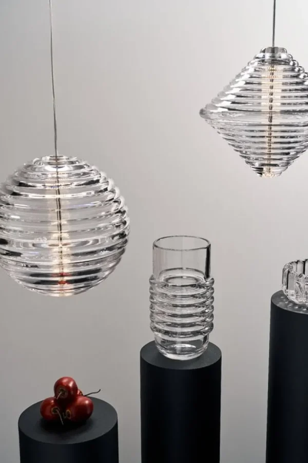 Tom Dixon Deckenleuchten-Press Cone LED Pendelleuchte, 2700 K, klar
